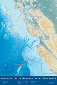 Map of Monterey Bay.